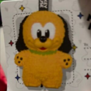 PLUTO Mickey family cute together Keychain with Black and Yellow